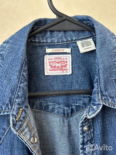 Рубашка джинсовая levis оригинал