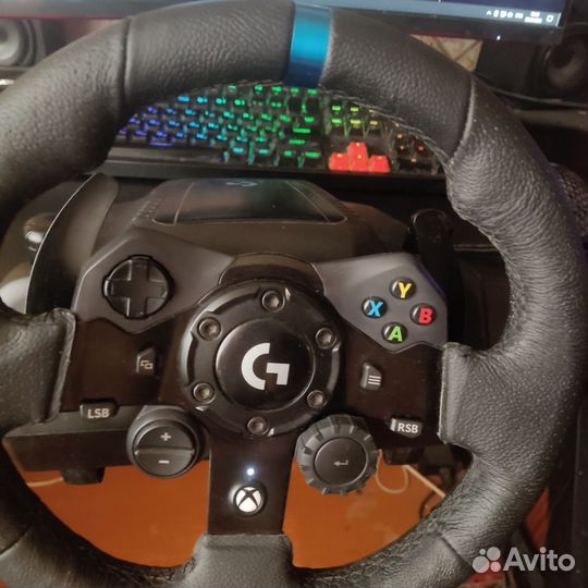 Игровой руль logitech g923+Shifter