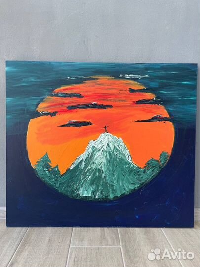 Картина на холсте акрилом Константинов художник