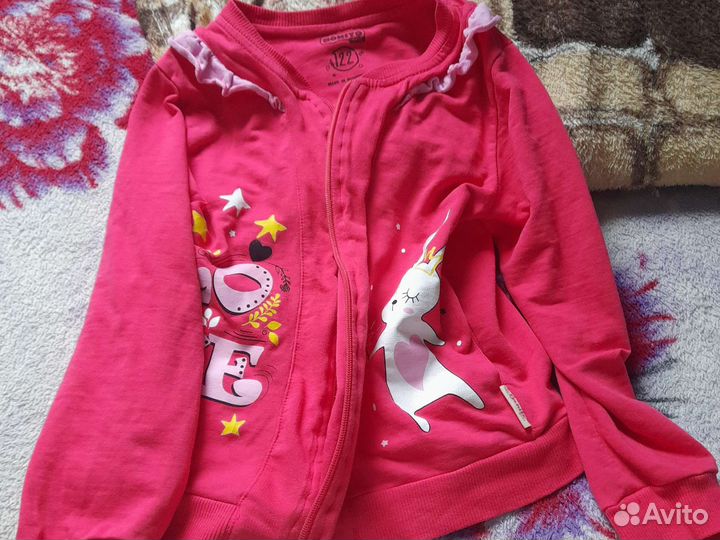 Кофта на замке для девочек