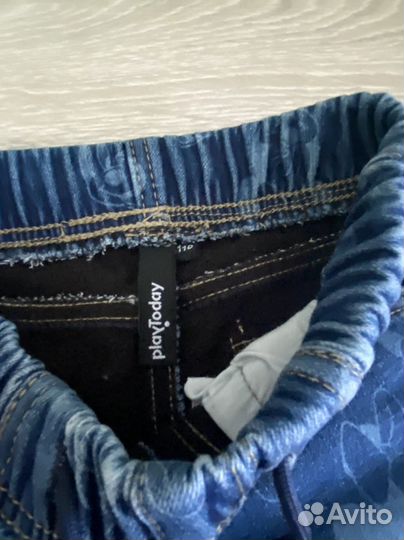 Джинсы утепленные для девочки 110