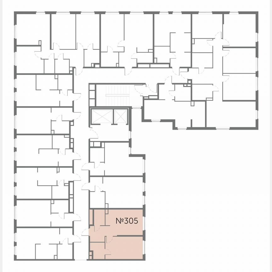 1-к. апартаменты, 39,7 м², 5/17 эт.