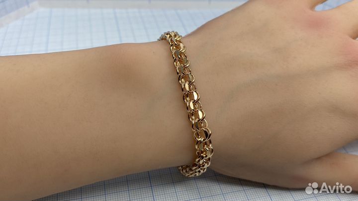 Золотой браслет бисмарк 19