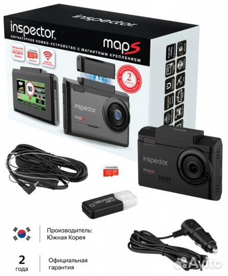 Видеорегистратор- детектор Inspector MapS
