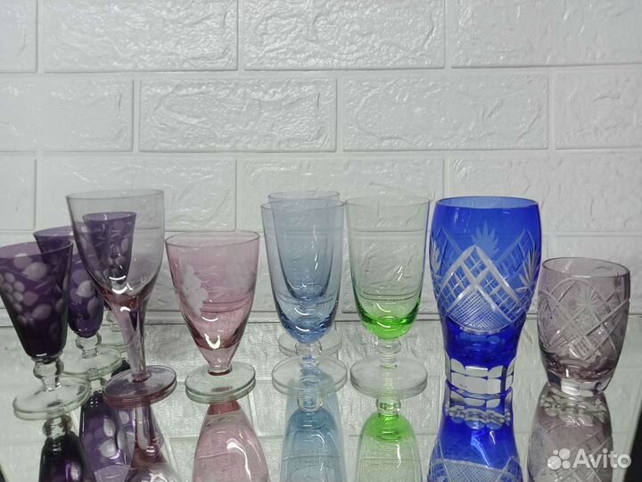 Рюмки, фужеры, стаканы