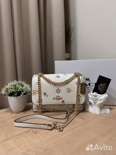 Coach женская сумка из натуральной кожи