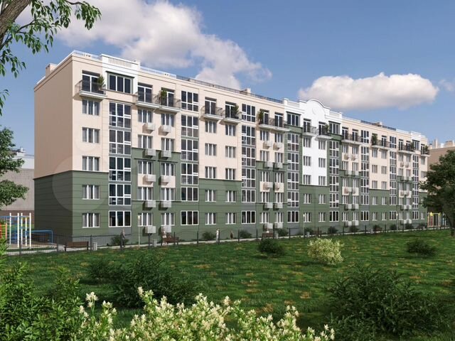 2-к. квартира, 57,2 м², 1/6 эт.