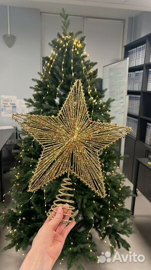 Новогодняя елка с украшениями