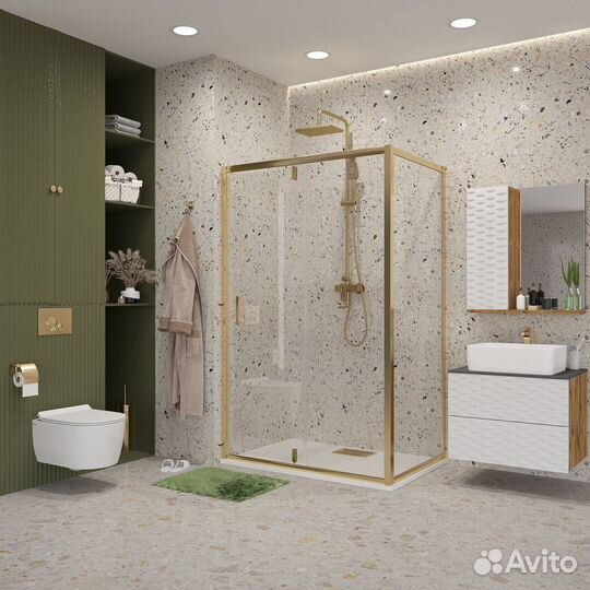 Душ.огражд. NG-43-12AG-A70G 12070195 прям,расп,2м