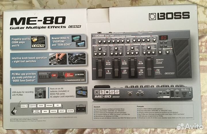 Гитарные процессоры boss ME-80