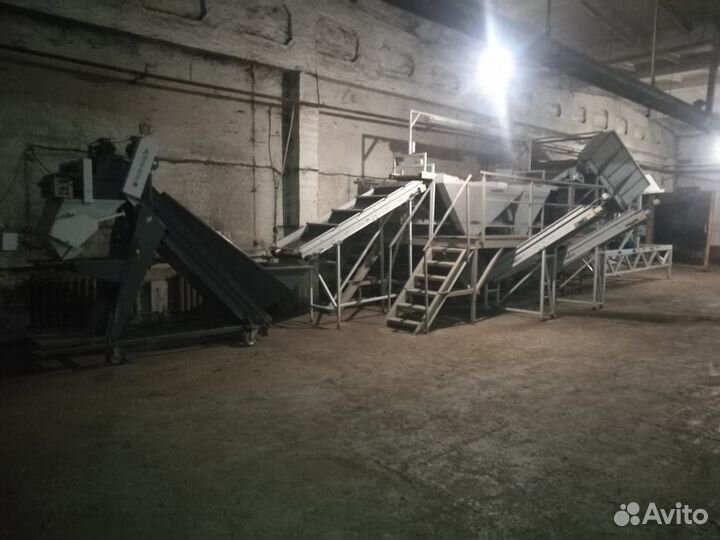 Линия для сортировки и упаковки моркови