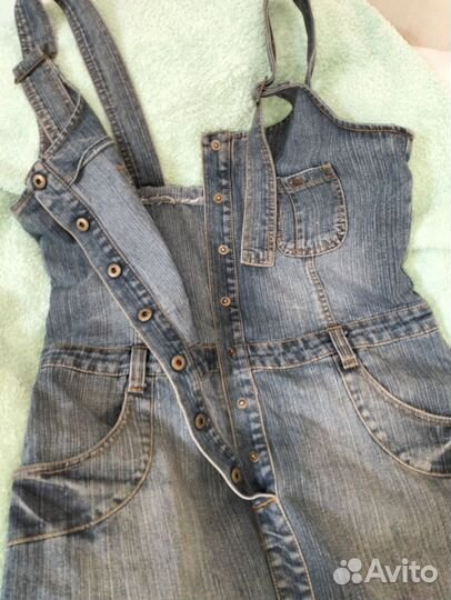 Джинсовый сарафан