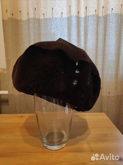 Берет стриженый кролик