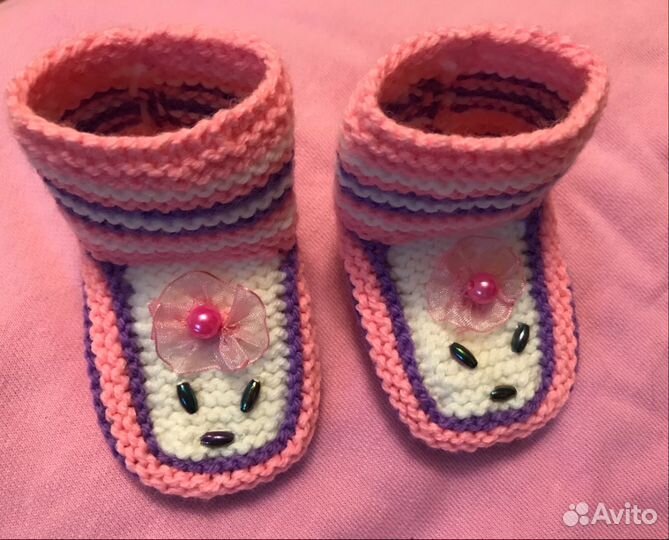 Пинетки вязаные