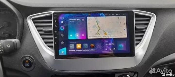 Магнитола Hyundai Solaris 2 Навигация Android IPS