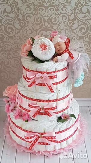 Тортик из подгузников