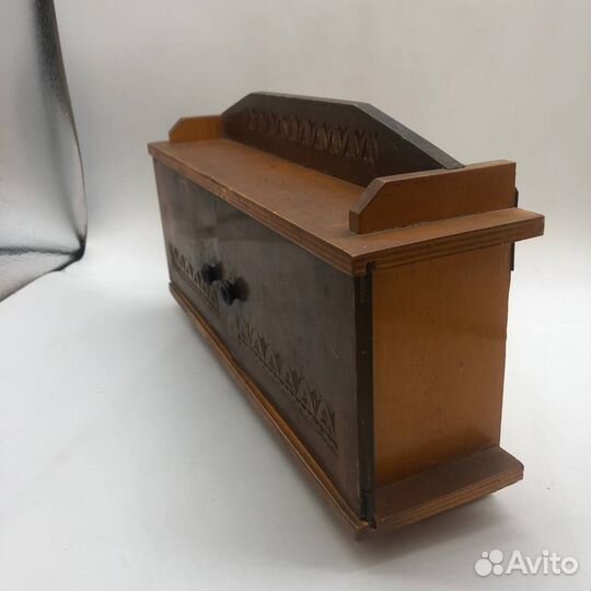 Деревянная полка, аптечка, СССР винтаж