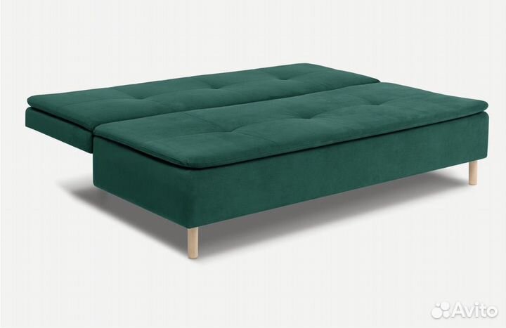 Стильный изумрудный диван новый