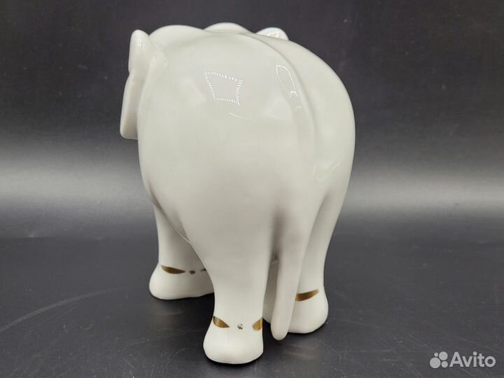 Фарфоровая статуэтка Слон Слоник фарфор лфз