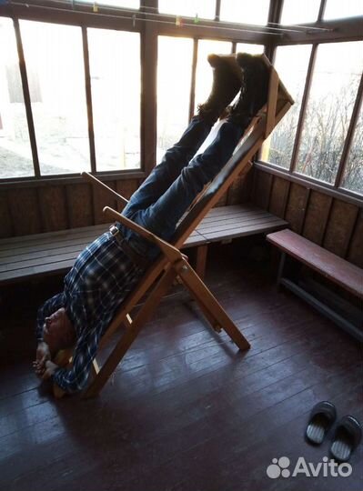 Тренажёр из массива дуба и сосны