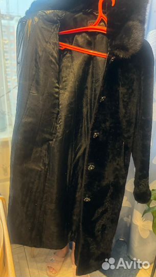 Шуба мутон 52р б/у