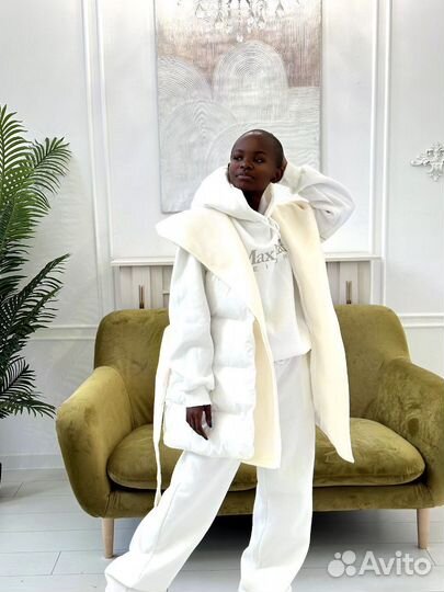 Роскошный костюм - тройка на флисе MaxMara