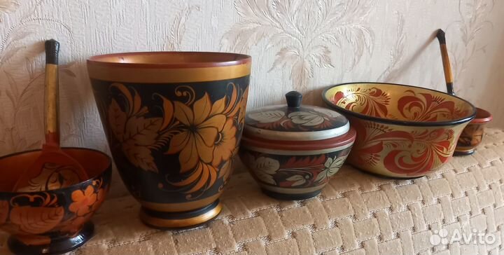 Посуда Хохлома