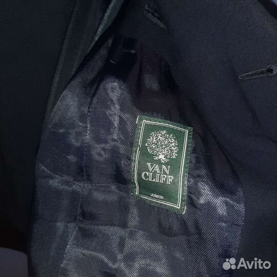 Брюки и пиджак, р-р 134-140, цвет темно-синий