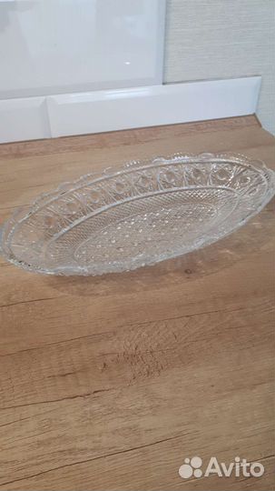 Блюдо хрусталь и стекло СССР