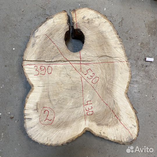 Торцевые спилы карагач массив дерева