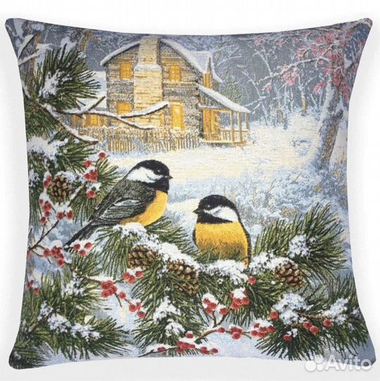 Наволочка гобеленовая с наполнителем