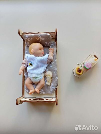 Кукла реборн мини