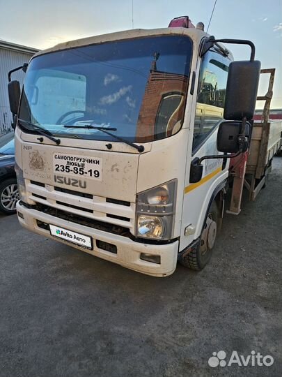 Isuzu NPR с КМУ, 2013