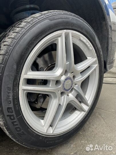 Оригинальные диски Mercedes с резиной 245/45r18