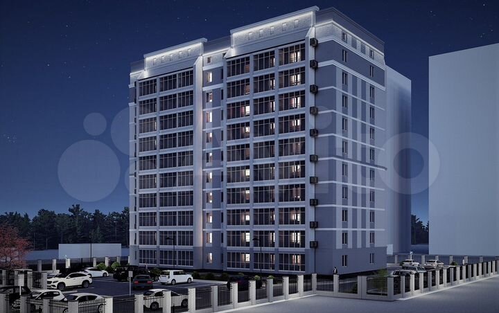 2-к. квартира, 63,2 м², 6/10 эт.