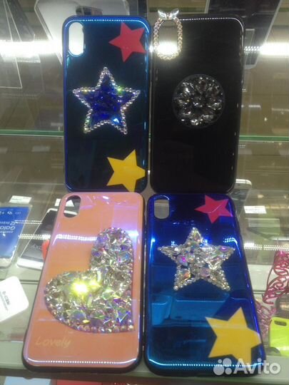 Накладка iPhone X новогодняя