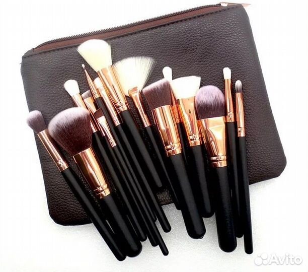 Набор кистей для макияжа 15 штук