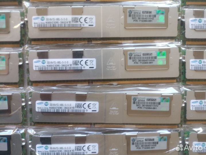 32GB DDR3 ECC R, Samsung PC3-14900 1866Mhz (64шт.)