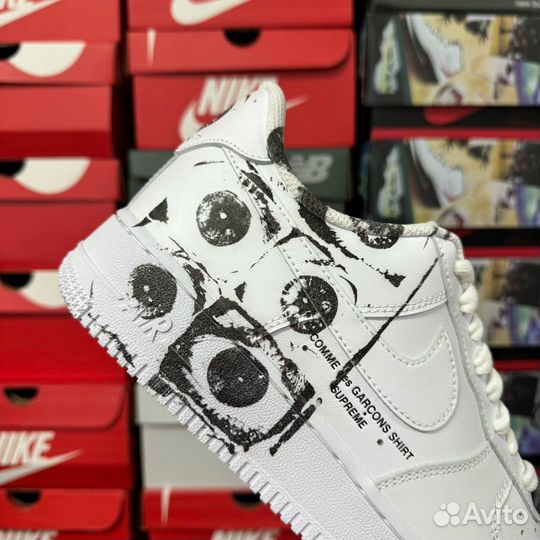 Nike Air Force 1 comme des garcons x supreme