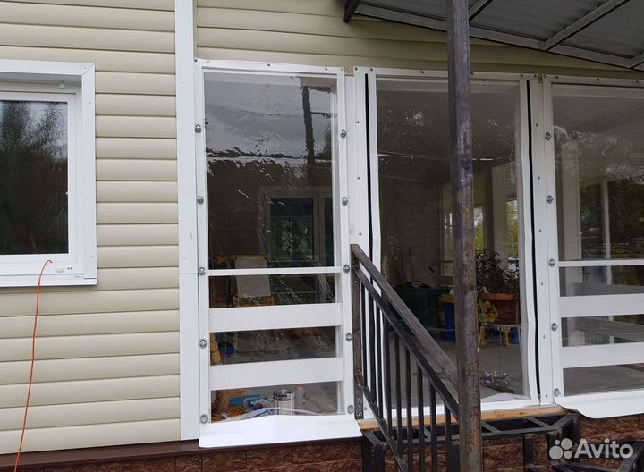 Мягкие окна для террасы