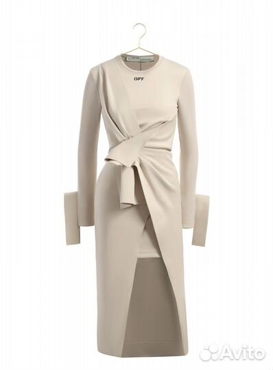 Off white платье
