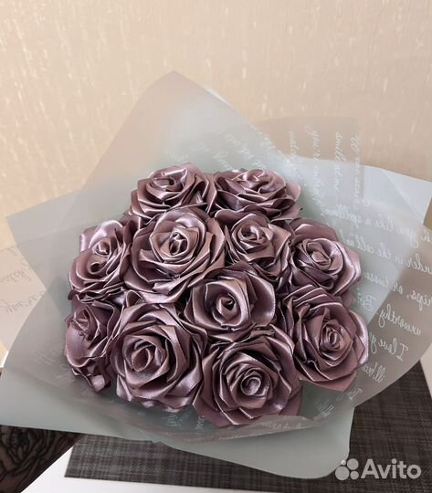 Букет из атласных лент