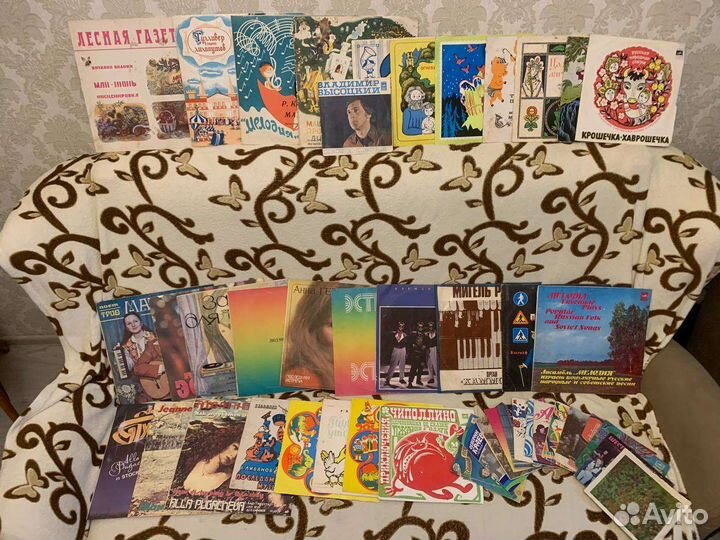 Виниловые пластинки СССР лот