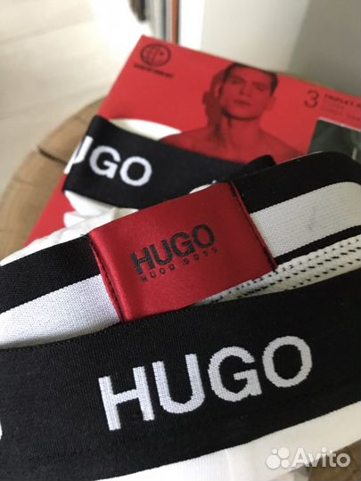 Комплект трусов Hugo Boss M,L,XL 3шт, оригинал