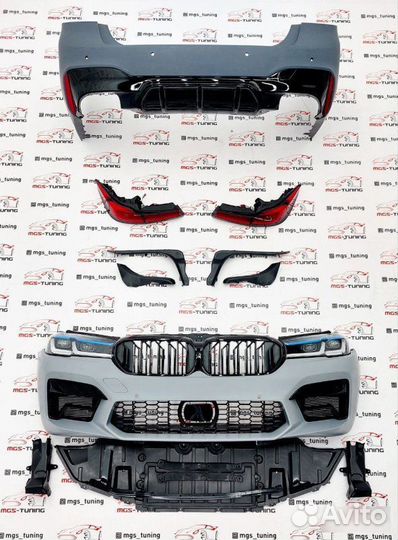 Обвес переделка в M5 рестайлинг для BMW G30 дорест