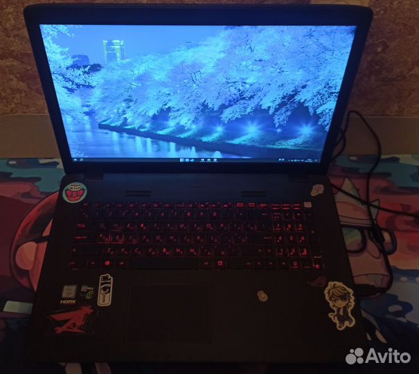 Ноутбук asus gl752vw