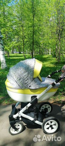 Коляска Prampol 2 в 1 экокожа