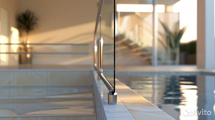 Стеклянные перила и ограждения