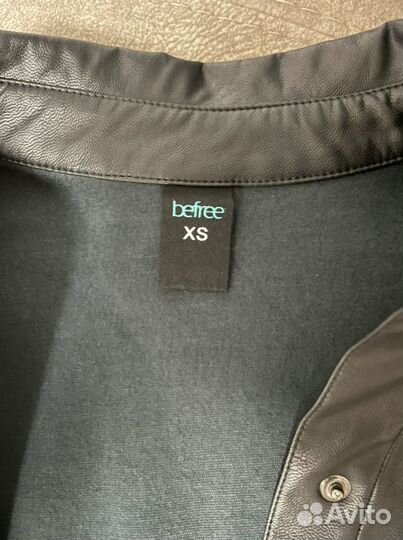 Кожаная рубашка женская