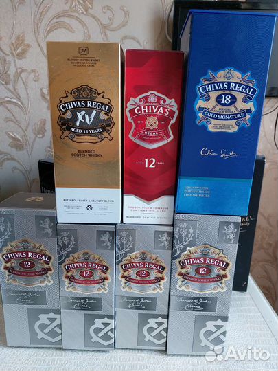 Коробки от элитного спиртного